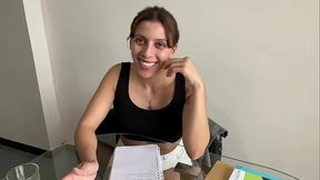 Your spanish teacher gets horny during the class...