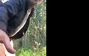 Horny Bear Fuck Outside