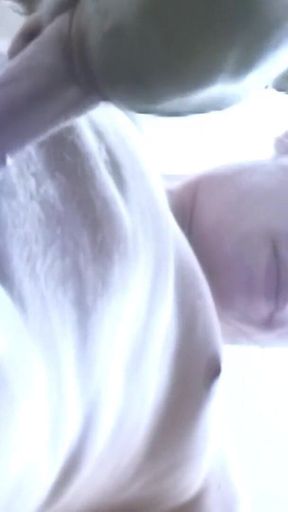 Mature Blonde Facesitting with Dripping Wet Pussy Licking