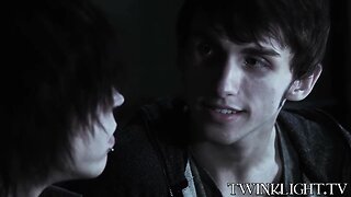 Three teen gays making out before anal shagging hardcore