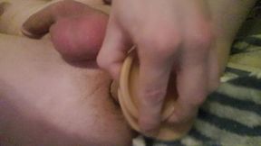 Wet dildo fun