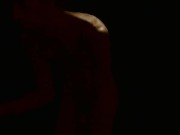 Cutie Transgirl Making Nude Poses for Self-Modeling; No Audio