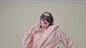 Step-Mom Seduced Step-Son with Strap-on and Shoved It in His Mouth