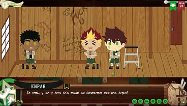 Game: Friends Camp, Path 2, Episode 52 - Penis Graffiti (Russian voiceover)
