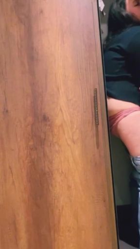 We touched in the closet before her husband arrived!!   Clip 1