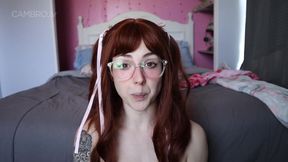 Playful Mindy Kitten tempts with daring charm in a petite fantasy