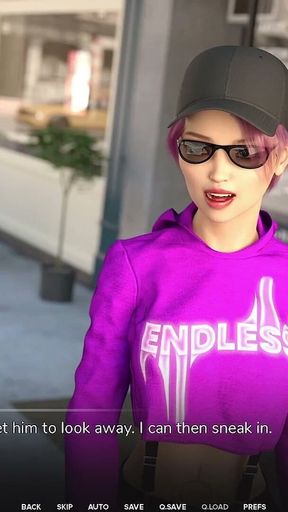 Taboo University 10 - Delphia Flashed Her Tits