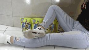 Inflatables under Socks, Flats and Wedges