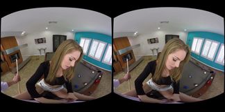 Kimmy Granger And Johnny Castle - Lovely Blowjob On The Pool Table