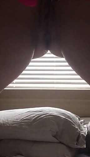 Amateur Bombshell's Pussy Soaks the Sheets with Multiple Squirts