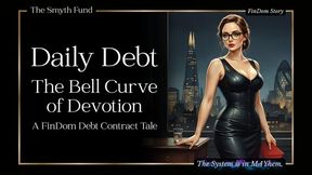 Daily Debt: The Bell Curve of Devotion - A FinDom Debt Contract Tale by Ms Smyth of The Smyth Fund { FinDom Story }