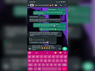 convencí a la puta de mi carrera para vernos en mi casa y follar bien rico