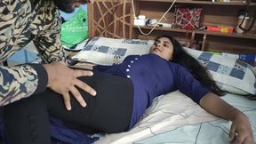 Churidar Leggings Removal and Top Only Romance Sex Video by Vaishnavy and Sharun Raj, Mallu Couple Hot Bedroom Romance Sex