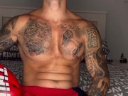 🥊BOXING NO HANDS CUM🫦most amazing way to cum🍌