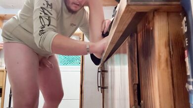 Teen Babysitter Sneak Fuck in Pantry