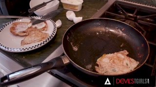 DEVILS TGIRLS - Two Hot Trans Are Having A Blast Fucking Each Other's Tight Ass