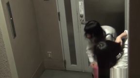 Jap teens letting loose, no holds barred in public