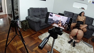 Nossos Bastidores São Putaria: Pamela Pantera e Fabio Não Pararam de Foder na Nossa Casa!