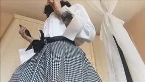 The Secretary Lifts Her Skirt