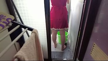 Bokep Indo terbaru - Janda garut cantik lagi nyuci baju malah di entot