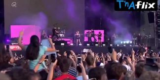 Dua Lipa slips out of her panties at Pukkelpop festival