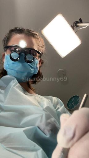 POV Dental Cavities Fillings Root Canal Sheer PPE Nude