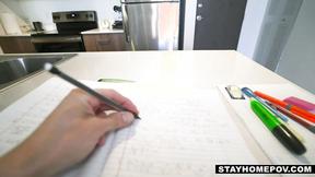 ”Charming Nanny With Pigtails Kylie Quinn Takes Care Of This Stud's Needs”