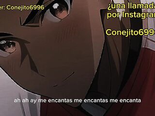 ASMR CON GEMIDOS MASCULINOS - Llamada de WhatsApp con mi novia se moja completamente