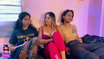 Boyfriend takes advantage of girlfriend's confidence to fuck her best friend in front of her