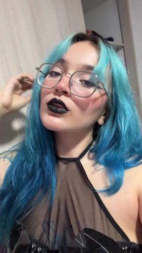 Curious violet gives a blue surprise