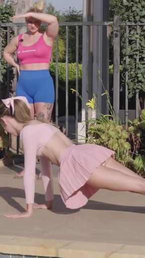 Reciting the National Anthem in a Wacky Wild Strip Game Show   Clip 1