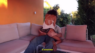 TRADISCE LA SUA RAGAZZA CON ME E FINISCE IN UN THREESOME!  GirthMasterr &amp; Morea Black