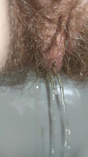 I'm Taking Close-ups of Myself Peeing in the Toilet
