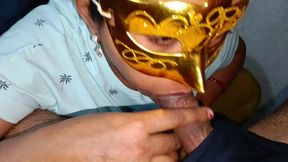 Cumshot in Mouth Indian Bhabhi Sucking Big Black Dick Face Fucking Oral Sex Blowjob Video