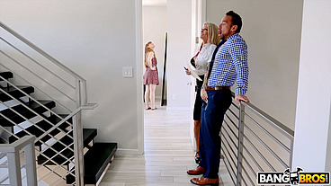 Horny Realtor Gets Her Asshole Stretched