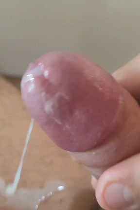 Super Slow Motion in Massive Male Orgasm.