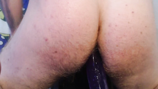 Fur Covered Ginger Rump Close up Fucktoy Rail