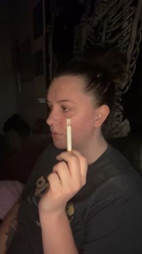 Bed time smoke sesh- full vid going on OF