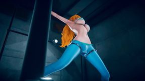 【くすぐり】ワンピースのナミが拘〇されくすぐりの刑・・　＃ワンピース　＃onepiece　＃ナミ