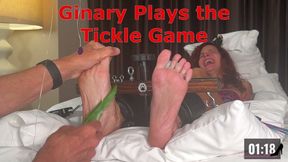 Ginary Plays The Tickle Game - Foot Tickling Challenges WMV