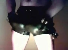 Leather Chastity Thrall Jerk-Off