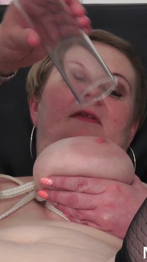 Jaw-dropping moment from &quot;Special pussy and breasts examination of busty mature woman&quot;