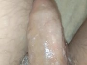 Micro pene recién bañado