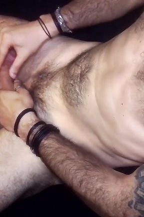 My First Video! Let's Watch Porn and Jerk off Solo Male Moaning Spanglish