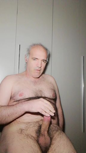 The Alarm Rings, It's Time to Jerk My Cock