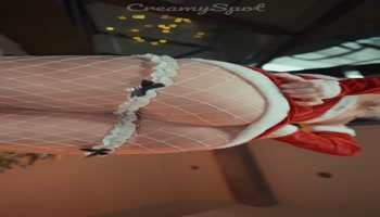 Christmas Cum Overflow: Destroyed by My Monster Dildo [Vertical Version Reupload]