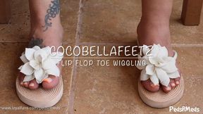 CocoBellaFeetz Flip Flop Toe Wiggling
