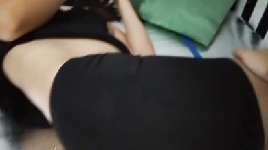My shyness got my tight little pussy dripping while fucking my best friend playing mobile game