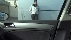 SYRIAN WOMAN HAS ROUGH CAR SEX IN GERMANY