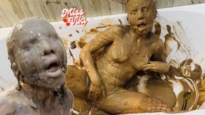 Full slime Coverage with Gag Masturbation!